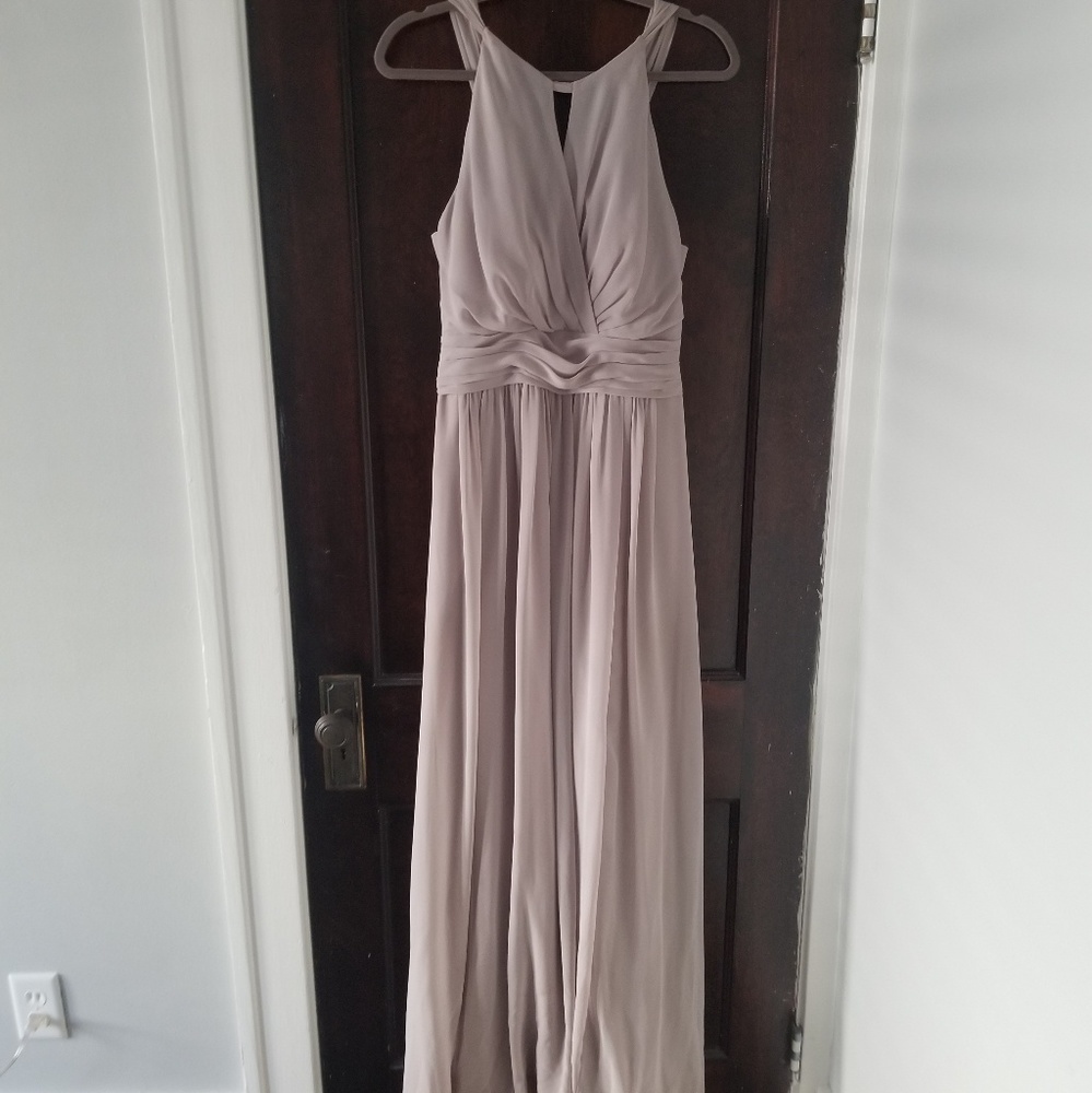 Gray Bridesmaid/Prom/Evening Dress
